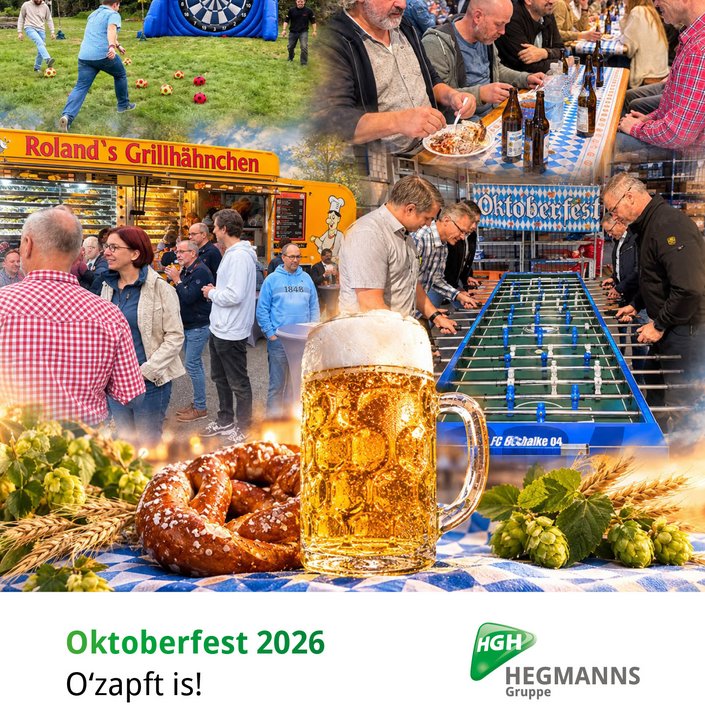 O’zapft is! 🍻

Gestern hieß es bei der Hegmanns Gruppe: Oktoberfest, gute Stimmung und jede Menge Teamspirit!...