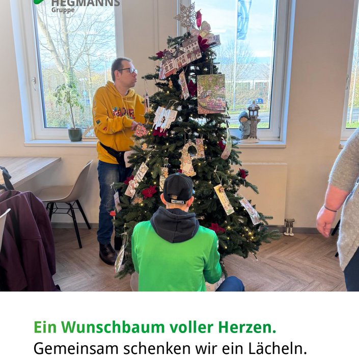 ✨ Gemeinsam Freude schenken. 

Auch dieses Jahr darf unser Wunschbaum wieder leuchten – behängt mit kleinen,...