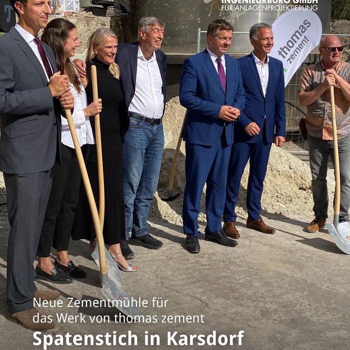 Spatenstich für die neue Zementmühle in Karsdorf. 🏗️

Die thomas gruppe investiert mehr als 50 Millionen Euro in den...